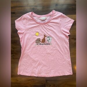 Peter Alexander Pink Graphic Animal Shirt Women’s Medium –Koala Kangaroo Wombat